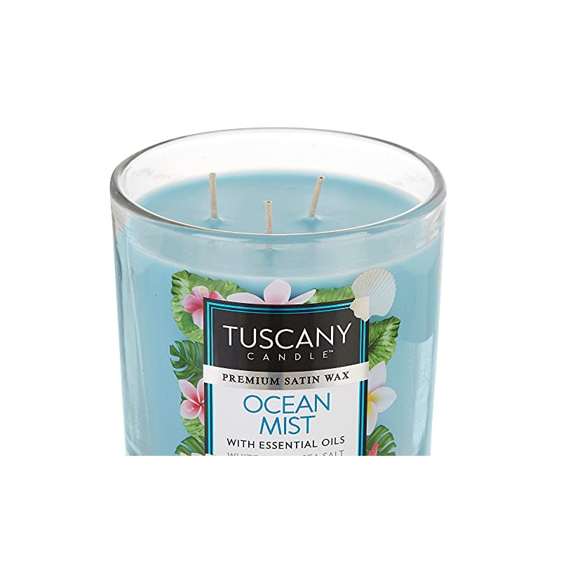 Tuscany Candle Ocean Mist: Sea Salt Scented Candle, 14 oz
