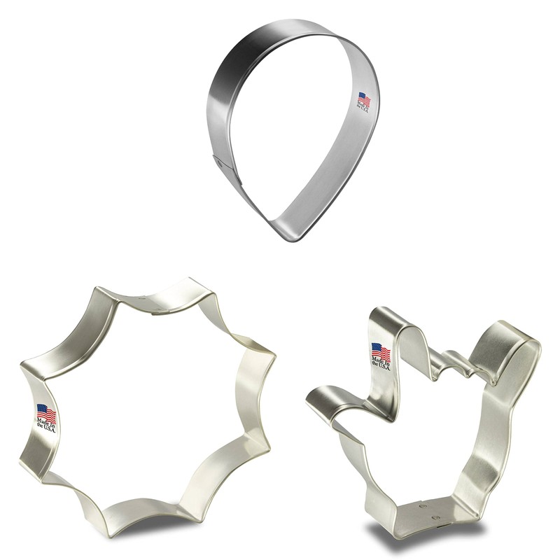 Foose Cookie Cutters Super Hero Cookie Cutter 3 Pc Set,