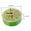 Ciieeo Family-Friendly Fridge Clock Round Wall Magnet Fruit Design Sleep