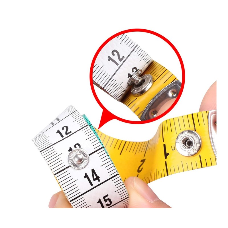 KEWAYO Tape Measure 60inch/150cm Double Scale Body Measuring Tape with