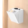 MOTOULAX Wall Mounted Storage Box Flip Lid Design Space Saving