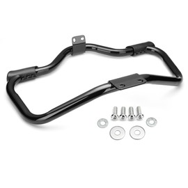 MoKitDora Sportster Crash Bar Highway Rail Mustache Engine Guard 1.25" Fat for Harley 2004-later XL and 2008-2013 XR Models, Gloss Black