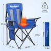 Nazhura Nazhura 2 Pack Outdoor Camping Chairs Folding/Foldable/Portable with Cooler