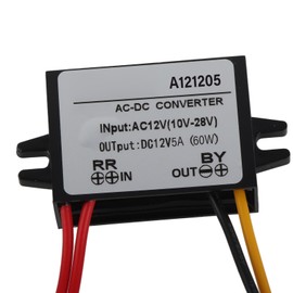 Odorkle AC 10-28V to DC 12V Converter Step Down Power Supply Module AC to DC Voltage Rectifier Waterproof and Dustproof(5A)