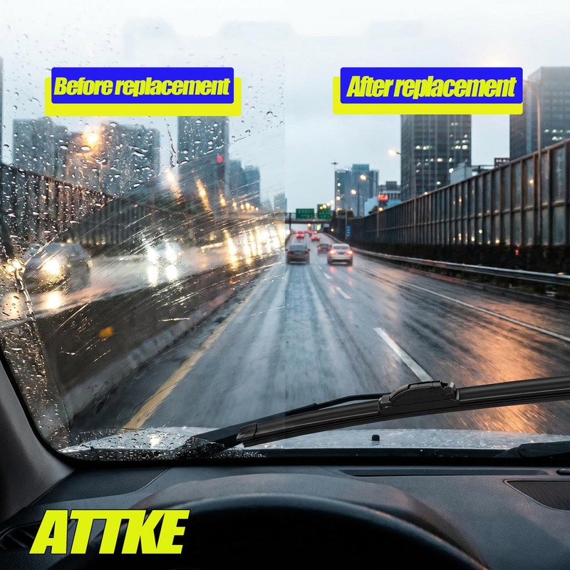 Quiet Windshield Wiper Blades for Jeep Wrangler 2007-2017 (15" +