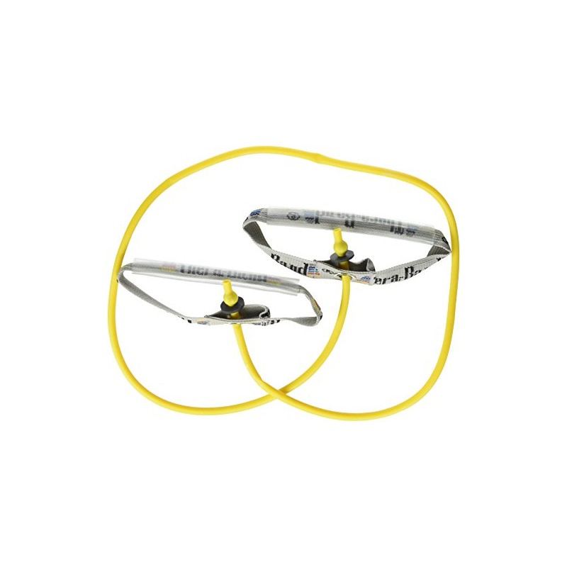 Thera-Band Bodytrainer Tubing With Foam Handles - 1.40 m, Yellow