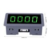 Green 4 Digit LED Motor Speedometer Hall Proximity Switch Magnetic