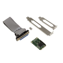KALEA-INFORMATIQUE Mini PCIe Card 1 Parallel Port LPT DB25 SPP ECP Format mPCIe Full Size with Chipset WCH CH384L