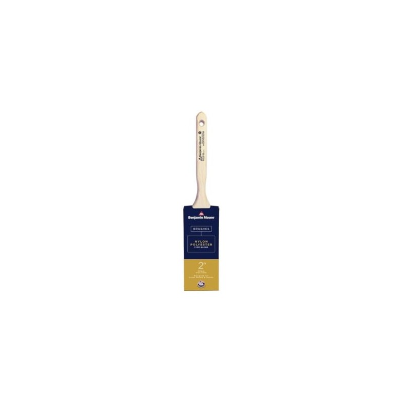 Benjamin Moore U61920-017 Nylon/Polyester Paint Brush, Nylon/Polyester Firm Flat Sash,