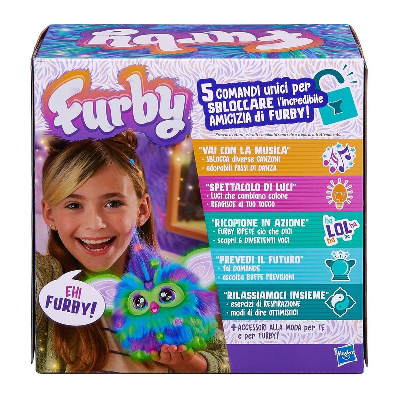 Furby Galaxy Glow in the Dark Interactive Plush Toy -