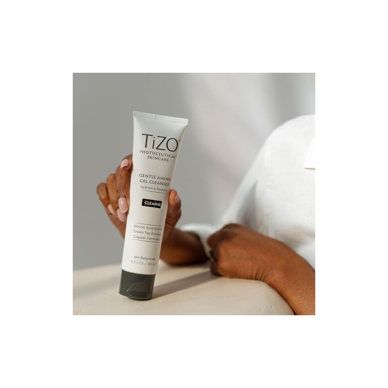 TiZO Photoceutical. Gentle Amino Gel Cleanser limpiador hidratante suave y