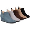 Journee Collection Womens Mylee Pull On Wedge Booties - 8.5