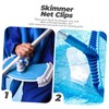 BESPORTBLE 15sets Swimming Pool v Clips Replacement Attachment Clips Handle