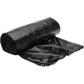 PRO SOURCE Heavy-Duty Recycled Black Trash Bags: 45 Gallon (40" W x 46" H),125 Pack