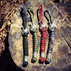 Generic Handmade Viking Rune Spartan Paracord Keychain Lanyard (OD Green