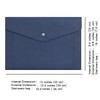Wason Expanding A4 Document File PU Leather Envelope Case Holder-Large