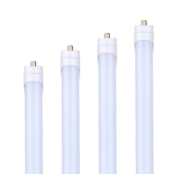 TRLIFE 8FT LED Tube Light 45W, T8 8FT LED Bulbs 5000K Daylight White with FA8 Base, Replacement for Fluorescent Fixtures, 8FT Tube Lights Frosted Cover for Warehouse Workshop Mall Shop Garage(4 Pack)