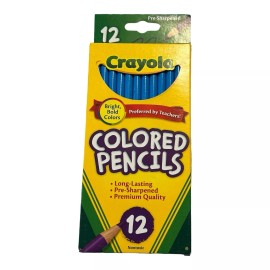 Crayola Colored Pencils 12 Count Light Blue