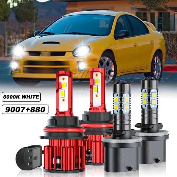 CHUSYYRAY For Dodge Neon 2003 2004 2005 Front LED Headlights