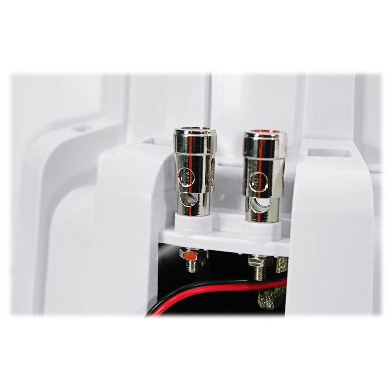 Rockville MS10LW 10" 2400 Watt White Marine/Boat 10" Free Air