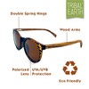TRIBAL EARTH Wood Sunglasses Polarised for Men and Women with