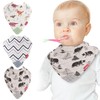 Nuby Baby Bibs - 3 Pc Muslin Bibs - Reversible