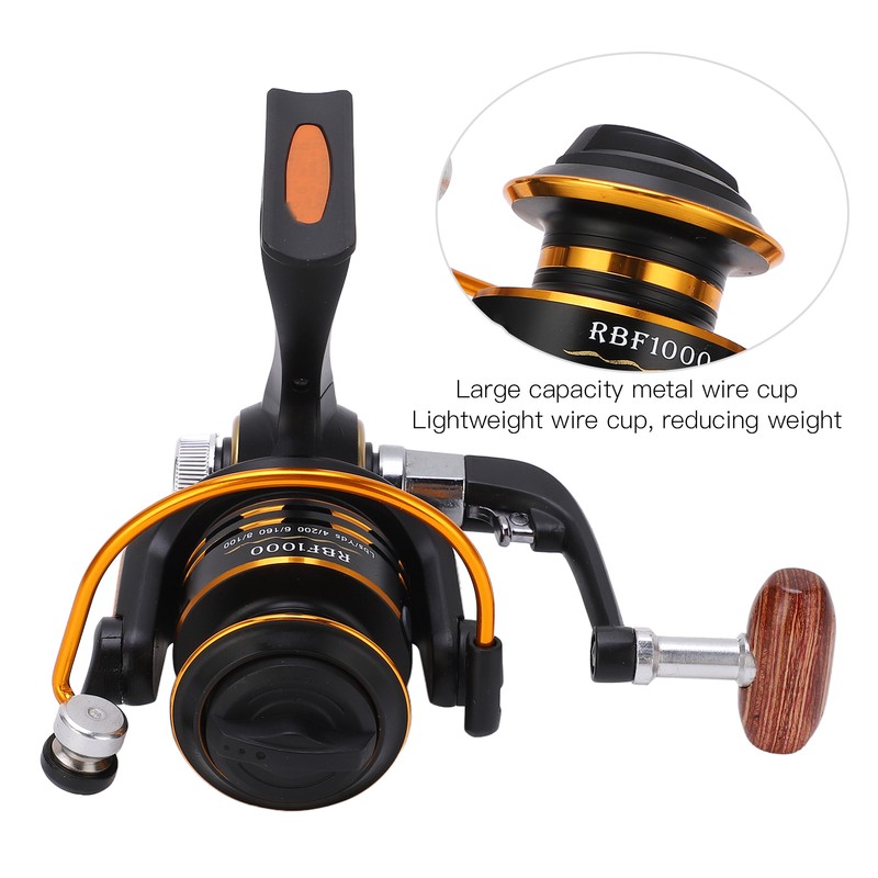 Aluminium Fishing Reel High Speed Metal Spool Spinning Reel 11BB