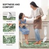 Collive Boho Kitchen Mat, Cushioned Anti Fatigue Kitchen Rug Set,