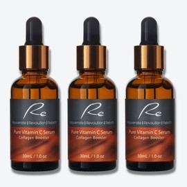 Re Regarding Skin Vitamin C Serum Collagen Booster with Hyaluronic Acid - 3pack - 3x30mL