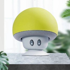 Mushroom Wireless Bluetooth Speaker, YMini our Portable Music Buddy Audio Smartphone - Color: Dark Blue