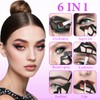 IKOPFLN Eyeshadow Stencil, Pack of 3 Eyeshadow Tools, Eyeshadow Applicator,