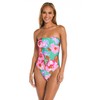 Sunshine 79 Women's Standard Bandeau Mio One Piece Swimsuit, Multi//Summer