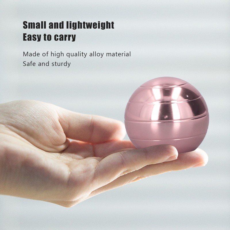45mm Diameter Gyroscope Ball Alloy Rotating Anxiety Relief Fingertip Decompression