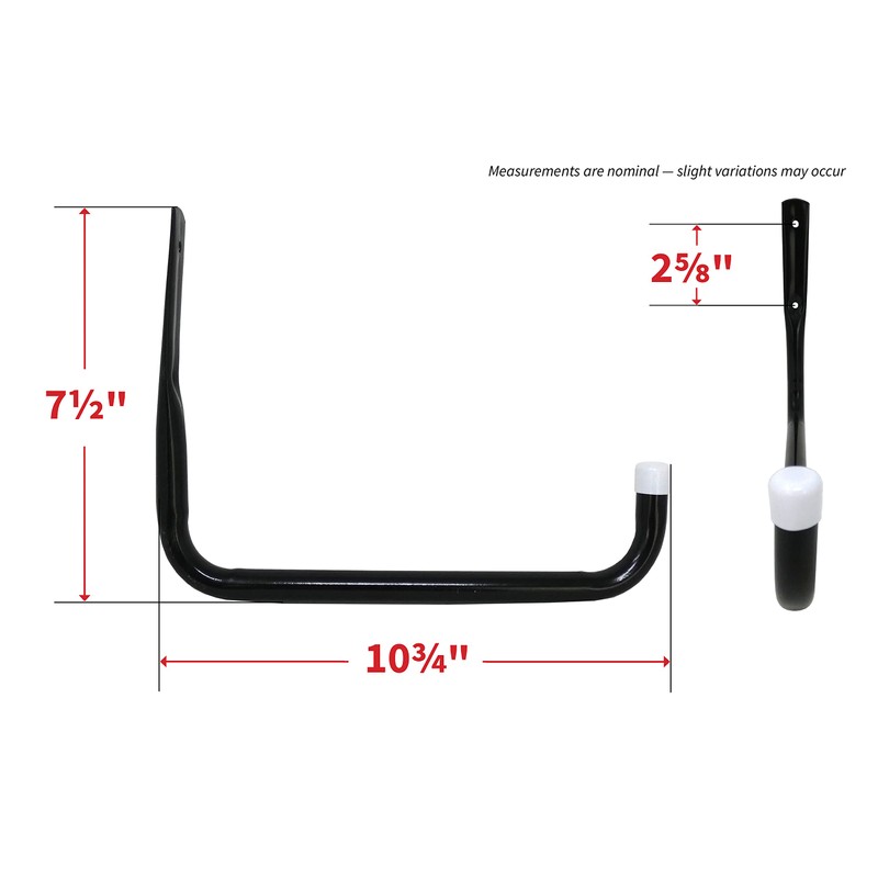 Shepherd Hardware 8091E Heavy Duty Steel 10-Inch Garage Storage Utility