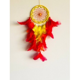 Kraftangle Dream Catcher Wall Hangings, Bohemian Home Decor Handmade Woven Decoration for Kids Room, Bedroom Decoration, Wall Decor, Sun Catcher Dream Catcher Rising Sun