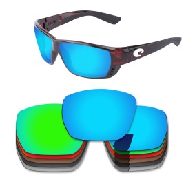 Costa Del Mar Polarized Replacement Lenses For-Costa Del Mar Tuna Alley Frame -Colors - Silver Chrome-Polarized