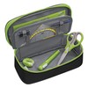 Wedo 24243011 Pencil Case with Inner Flap - Black/Green