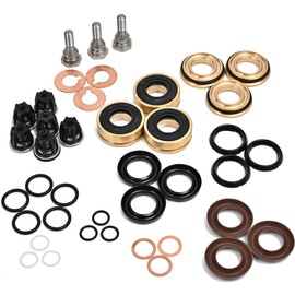 Compatible For General Pump Rebuild 20mm Kit – Replacement Packing Kit for 20mm Pressure Washer Pump Complete Pressure Washer Seal Kit Set for T1011 TS1011 TS1511 TS2021 TS2011 TS1021 Series Pumps