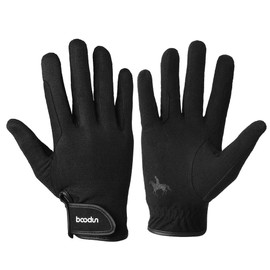 LIXADA Riding Gloves Leather Gloves Horse Racing Gloves Men Women Abrasion Resistant Anti-Slip Gloves Ventilation Equestrian Sports