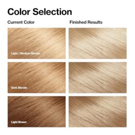 Revlon Permanent Hair Color, Permanent Hair Dye, Colorsilk with 100% Gray...