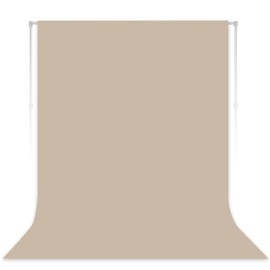 Telón de fondo beige para sesión de fotos, cortina de fondo profesional para fotografía de productos, retratos, bodas, fiestas, grabación de video en vivo de 7 x 10 pies (solo fondo)