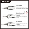 CEERAYZ 185mm Notch Scissors All Purpose Heavy Duty, Garden Shears,