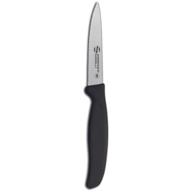 Sanelli Ambrogio, Set 3 Spelucchini, Coltelli da Cucina in Acciaio NitroB, Affilatura Laser, con Manico Ergonomico SEBS, Lavabili in Lavastoviglie, Certificati MOCA e Garantiti a Vita, Made in Italy
