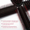 com-four® 4-Piece Styling Set with Various Hair Brushes with Soft