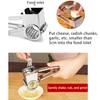 SUQ 4 in 1 Cheese Grater, Stainless Steel, Compact Cheese