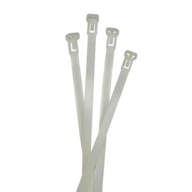 Lumonic 100 x Cable Ties, 450 x 9 mm, White Cable Ties in Industrial Quality, Reusable, Cable Ties, UV-Resistant, Cable Ties, Weatherproof, Cable