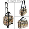 BatlFrist Rolling Teacher Bag with Five 360-Degree Rotating Wheels,Teacher Tote