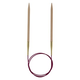 KnitPro 60 cm x 5 mm Basix Fixed Circular Needles, Birch
