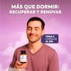Suplemento Descanso con GABA 5HTP L-Teanina Magnesio Sin Melatonina