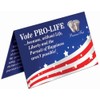 Precious Feet, Silver-Colored, Vote Pro Life Card Jewelry, Lapel Pin